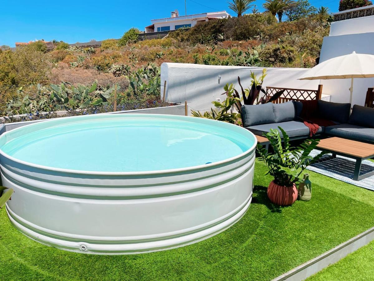 Casa Con Piscina Y Jardin Con Vistas Al Mar Villa Puerto de la Madera Kültér fotó
