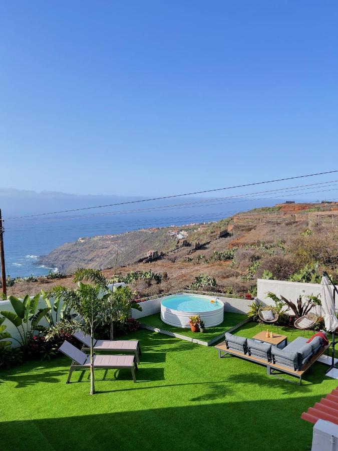 Casa Con Piscina Y Jardin Con Vistas Al Mar Villa Puerto de la Madera Kültér fotó